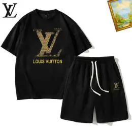 louis vuitton lv survetements manches courtes pour homme s_1235400